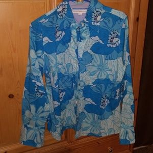 Tommy Hilfiger long sleeve Hawaiian button down